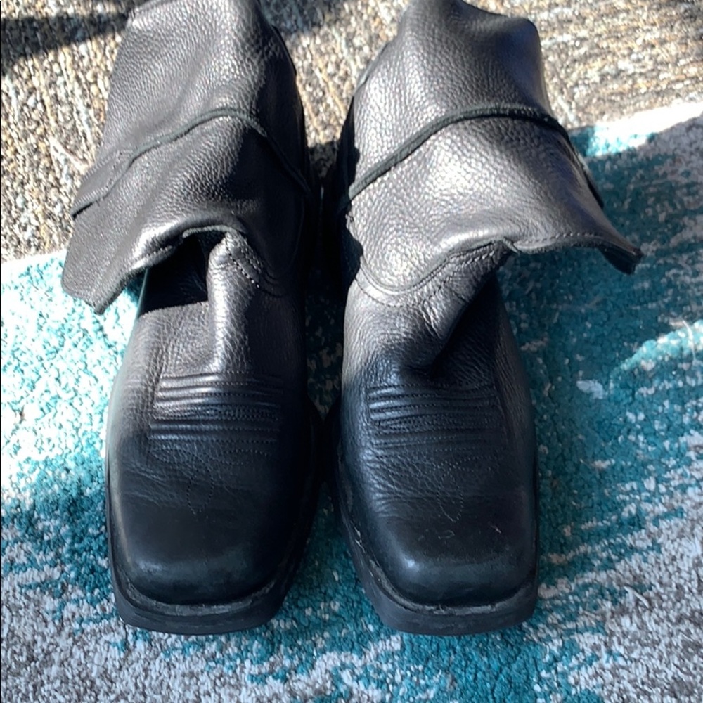 Men's Rambler Wide Square Toe Western Cowboy Boot